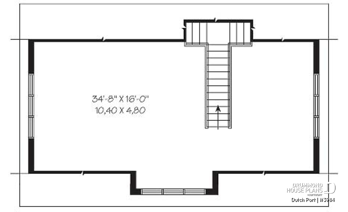 2nd level - 3-car garage with large bonus room above - Dutch Port