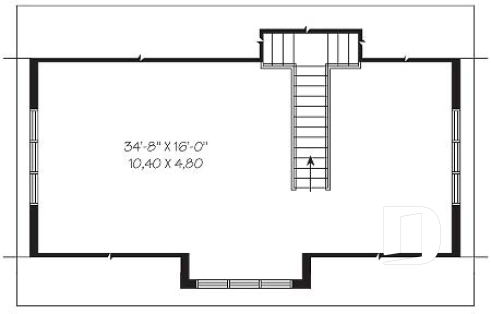 2nd level - 3-car garage with large bonus room above - Dutch Port