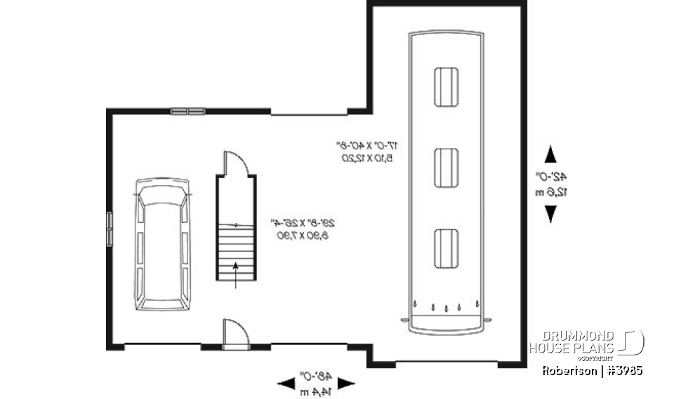 1st level - 3-car garage for RV, and regular cars, two-storey and barn style! - Robertson