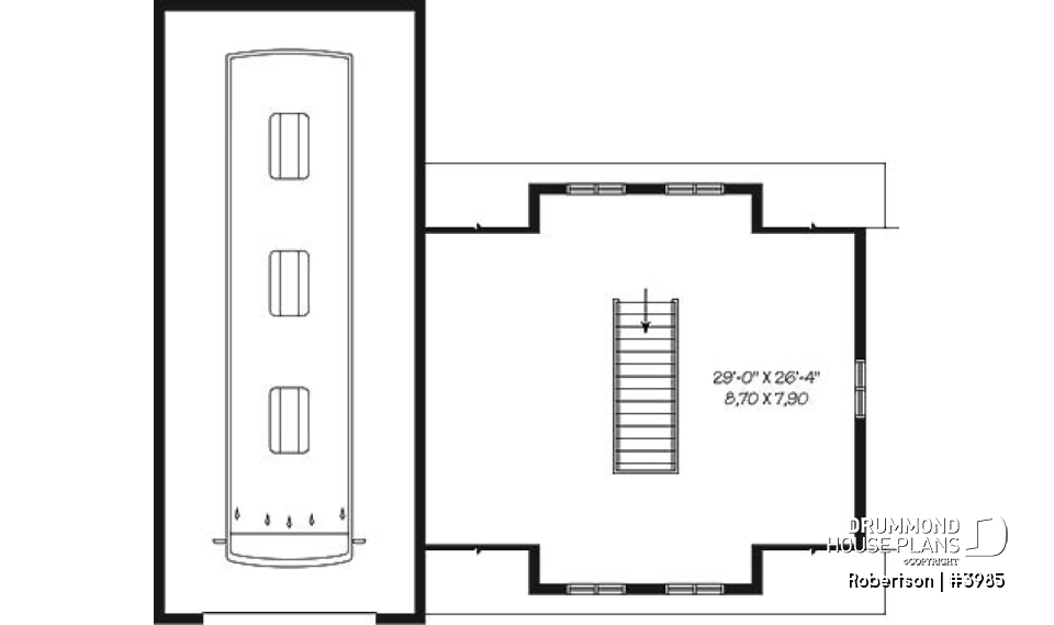 2nd level - 3-car garage for RV, and regular cars, two-storey and barn style! - Robertson