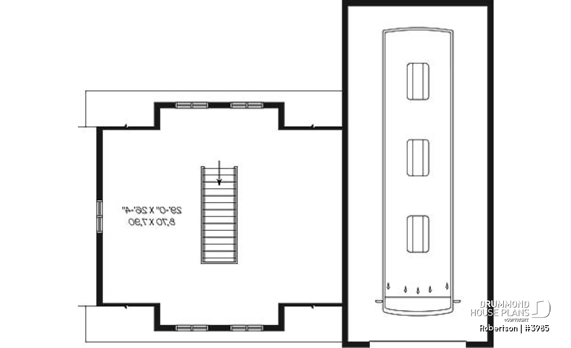 2nd level - 3-car garage for RV, and regular cars, two-storey and barn style! - Robertson