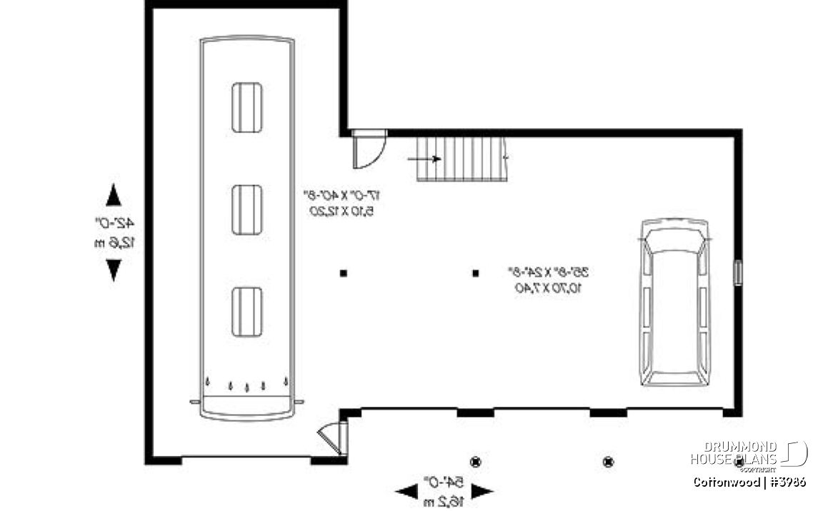 1st level - 4-car garage for RV and regular vehicles + large second floor bonus storage or room - Cottonwood