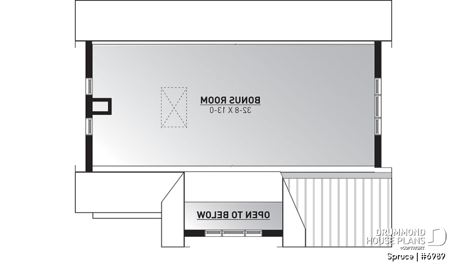 Bonus storage - Beautiful garage plan with workshop and wood stove. Storage area on second floor. - Spruce