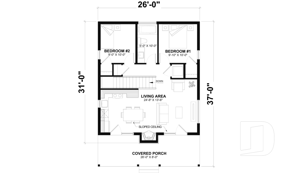 1st level - Basement foundation (Optional $) -  - Bonzai
