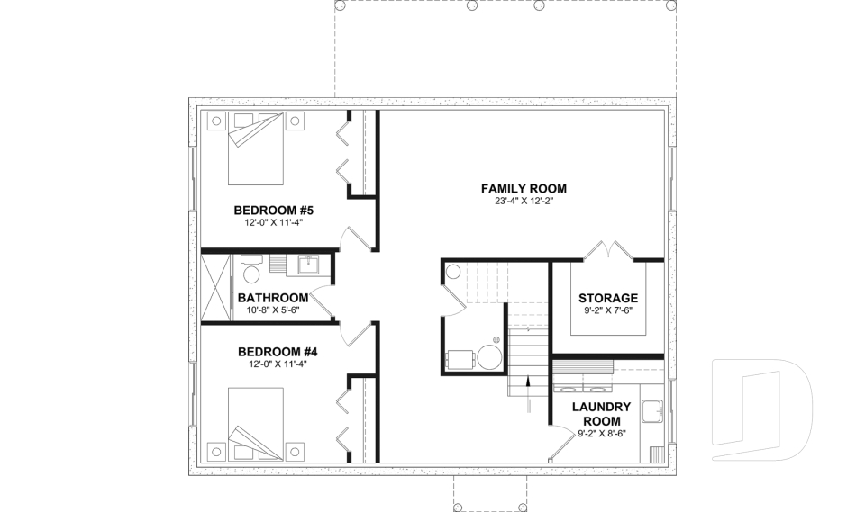 Finished basement (Optional $) -  - Bonzai 4