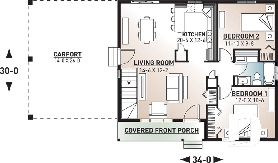 1st level -  - Prairieside