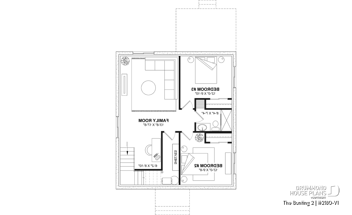 Finished basement (Optional $) - Compact and charming Cape Cod style home, bench seat in kitchen, optional finished basement ($), affordable  - The Bunting 2