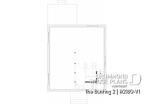 Unfinished basement - Compact and charming Cape Cod style home, bench seat in kitchen, optional finished basement ($), affordable  - The Bunting 2