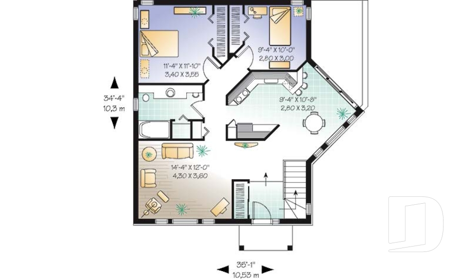 1st level -  - Porticus