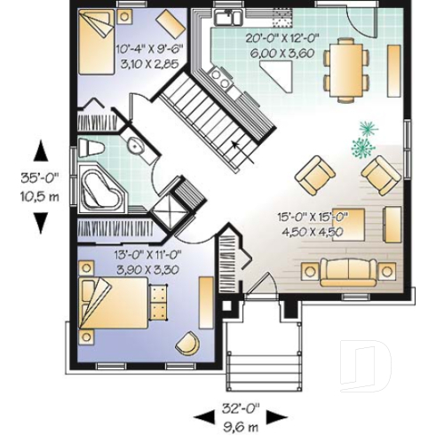 1st level - Manor style single storey, 4 bedroom with second living room - Bellamy 2