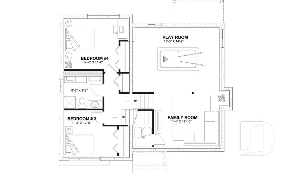 Finished basement -  - Ramsay