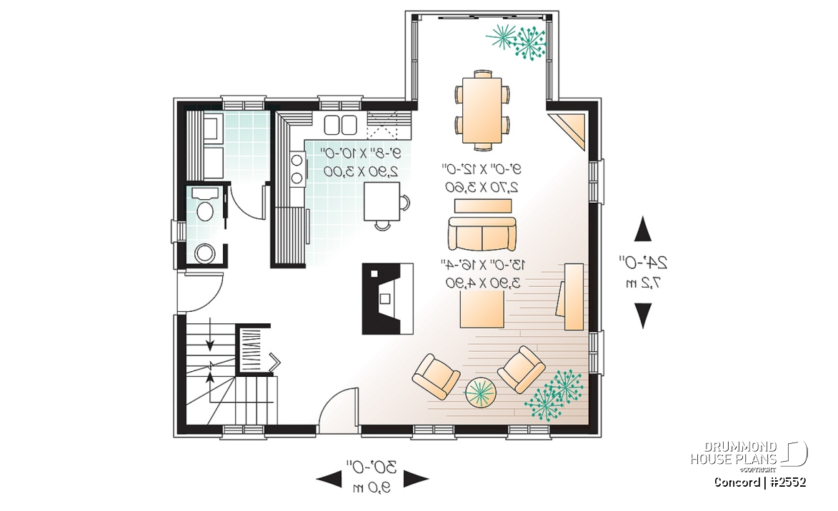 1st level - Rustic 2 bedroom home with an open kitchen, dining and living concept, very charming dormers &amp; large fireplace - Concord