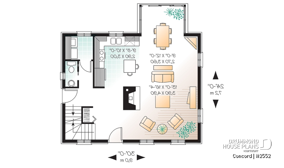 1st level - Rustic 2 bedroom home with an open kitchen, dining and living concept, very charming dormers &amp; large fireplace - Concord