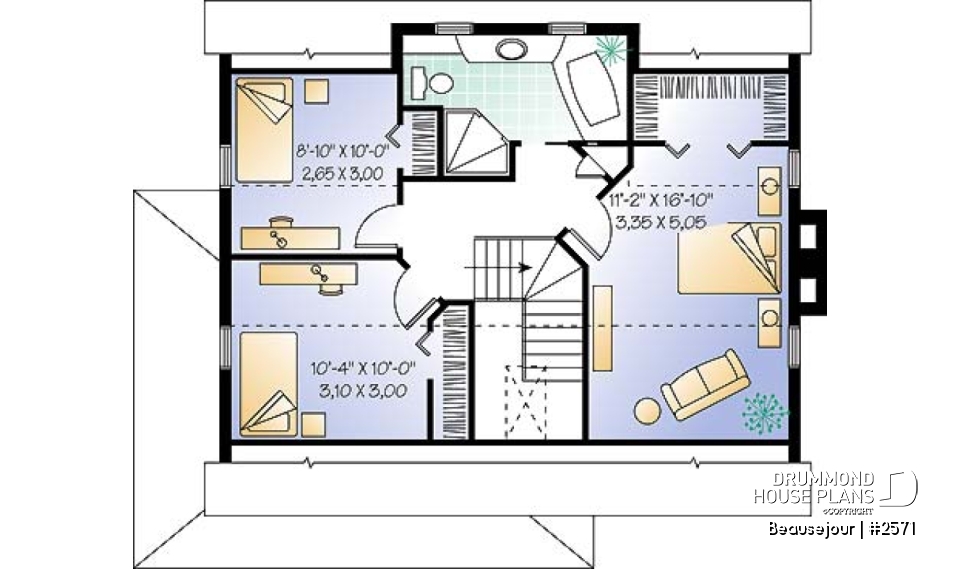 2nd level - Charming transitional style 3 bedroom home, kitchen booth, formal dining/living room - Beausejour
