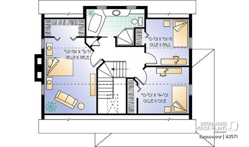 2nd level - Charming transitional style 3 bedroom home, kitchen booth, formal dining/living room - Beausejour