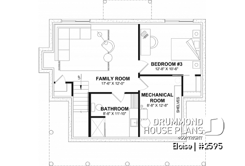 Finished basement (Optional $) -  - Eloise