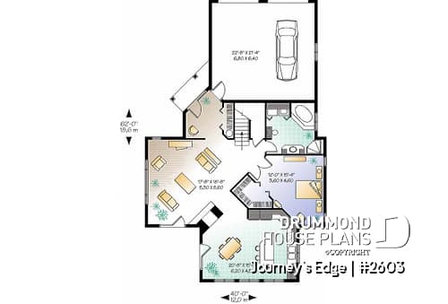 1st level - Panoramic view cottage, 2-car garage, 3 to 4 bedrooms, ensuite with french doors - Journey's Edge