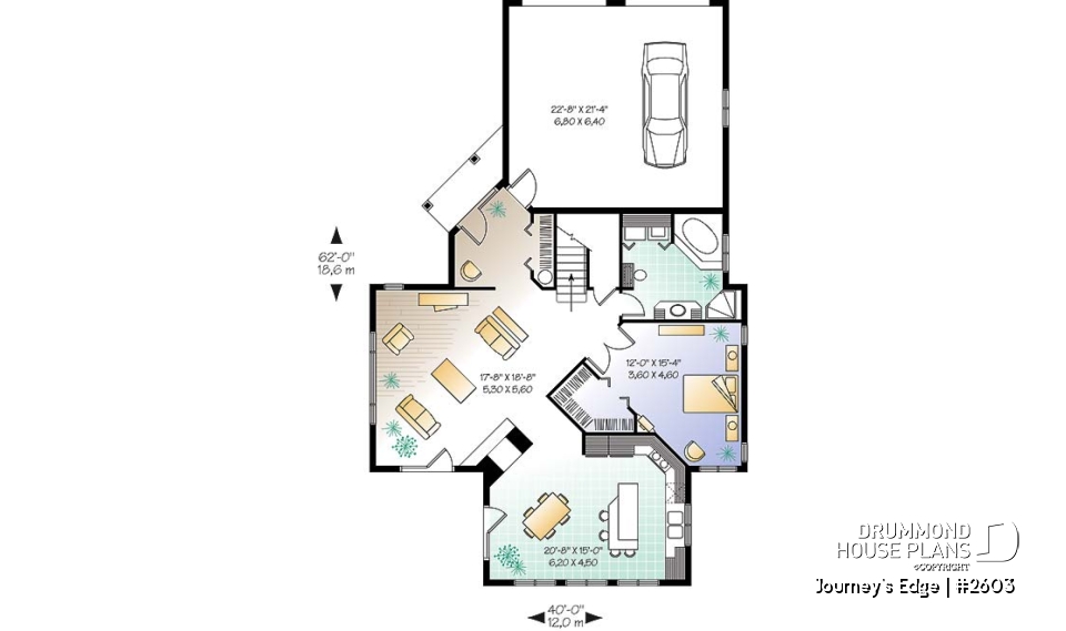 1st level - Panoramic view cottage, 2-car garage, 3 to 4 bedrooms, ensuite with french doors - Journey's Edge