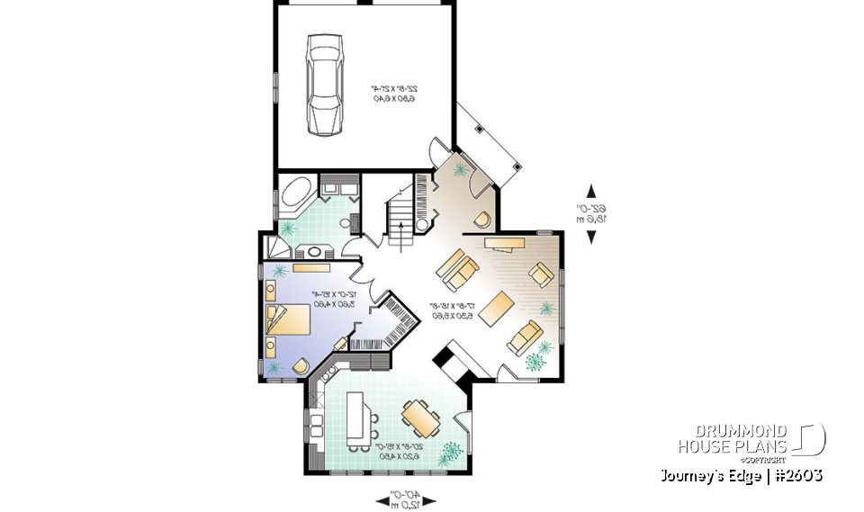 1st level - Panoramic view cottage, 2-car garage, 3 to 4 bedrooms, ensuite with french doors - Journey's Edge