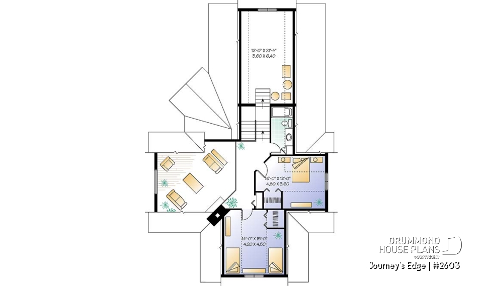2nd level - Panoramic view cottage, 2-car garage, 3 to 4 bedrooms, ensuite with french doors - Journey's Edge