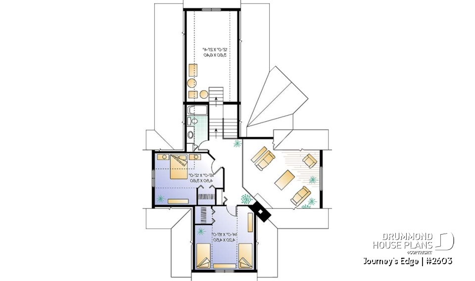 2nd level - Panoramic view cottage, 2-car garage, 3 to 4 bedrooms, ensuite with french doors - Journey's Edge