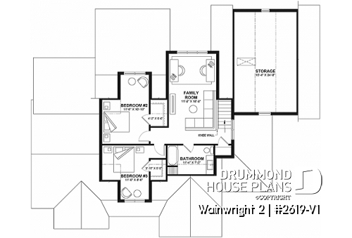 2nd level - Modern French style home with 3 bedrooms incl. a beautiful master suite on main level, 2-car side-load garage - Wainwright 2