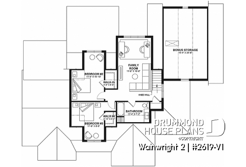 2nd level - Modern French style home with 3 bedrooms incl. a beautiful master suite on main level, 2-car side-load garage - Wainwright 2