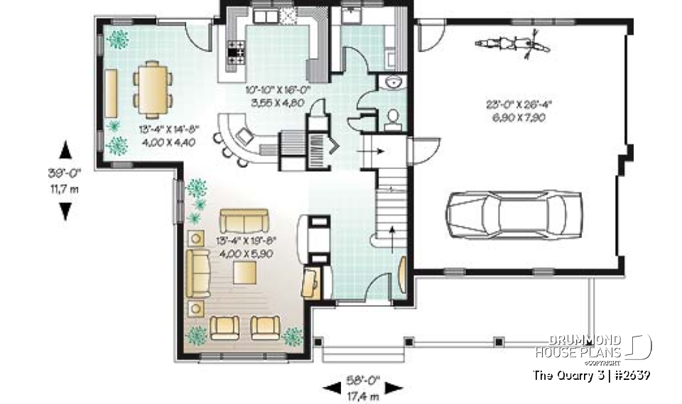 1st level - Elegant Tudor-Style Two-Story Home with Double Garage and Luxurious Primary Suite Design - The Quarry 3