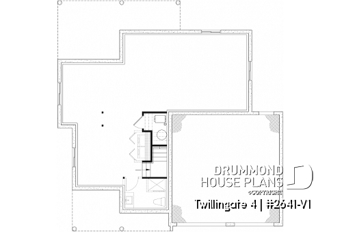 Unfinished basement - Spacious 4 to 6 bedrooms floorplan + home office, optional finished basement ($), 2-car garage - Twillingate 4