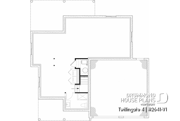 Unfinished basement - Spacious 6 bedrooms floorplan + home office, game room, 2-car garage and home office - Twillingate 4