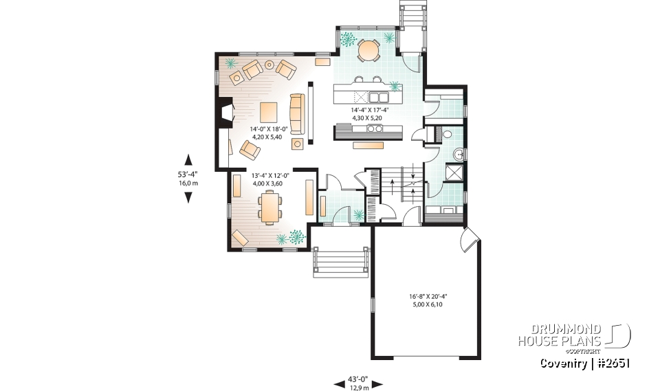 1st level - 2 bedrooms, 2 storey new American cottage with garage, pantry, large living room with fireplace - Coventry