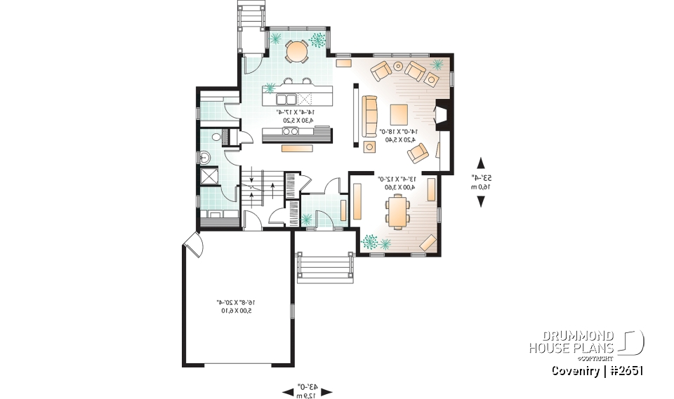 1st level - 2 bedrooms, 2 storey new American cottage with garage, pantry, large living room with fireplace - Coventry
