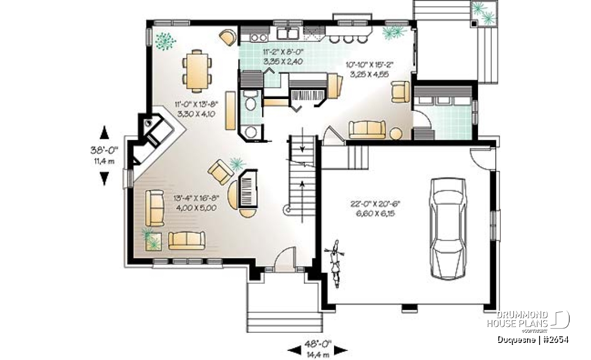 1st level - Large 4 bedroom family home with master suite and all bedrooms on second floor - Duquesne