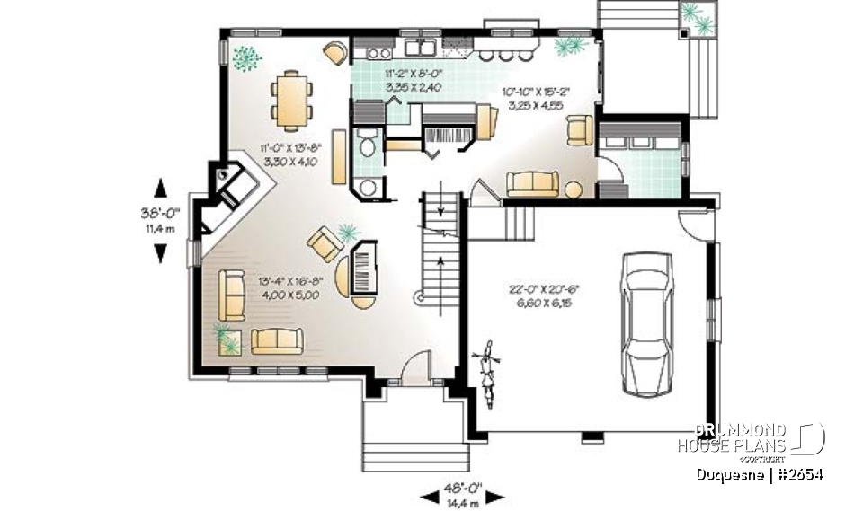 1st level - Large 4 bedroom family home with master suite and all bedrooms on second floor - Duquesne