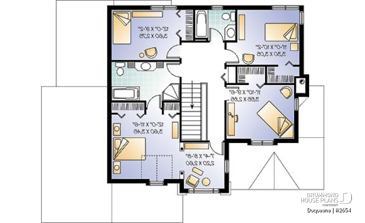 2nd level - Large 4 bedroom family home with master suite and all bedrooms on second floor - Duquesne