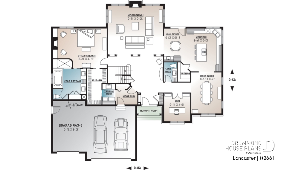 1st level - Timeless luxury home with triple garage and flexible living spaces for today’s modern families - Lancaster