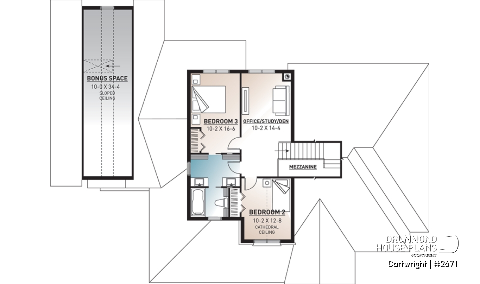 2nd level - 3 to 4 bedroom Ranch style home with open floor plan and 3-car garage, great kitchen - Cartwright
