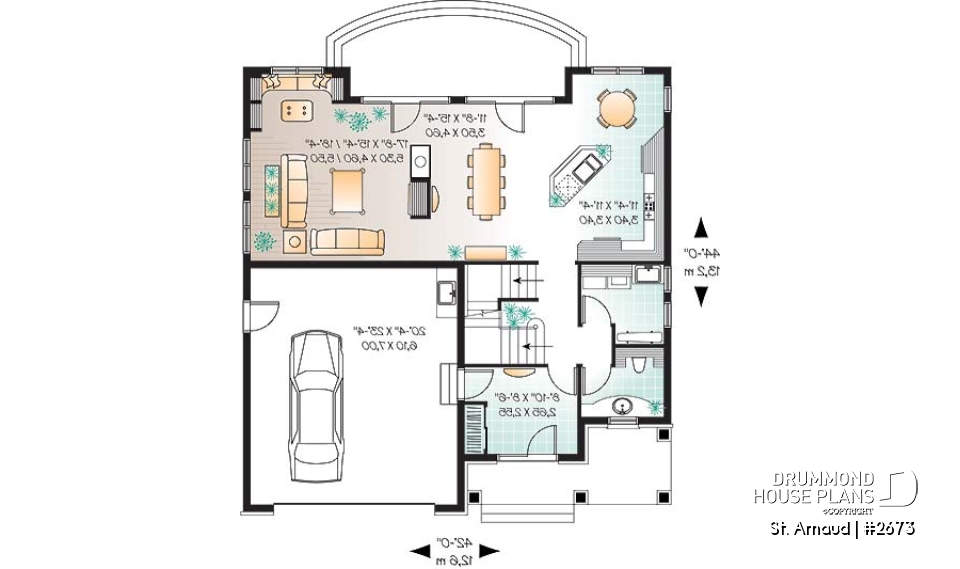 1st level - 4-beds, 3.5 baths, 2-car garage, kitchen with breakfast nook &amp; planning desk, central fireplace, master suite - St. Arnaud