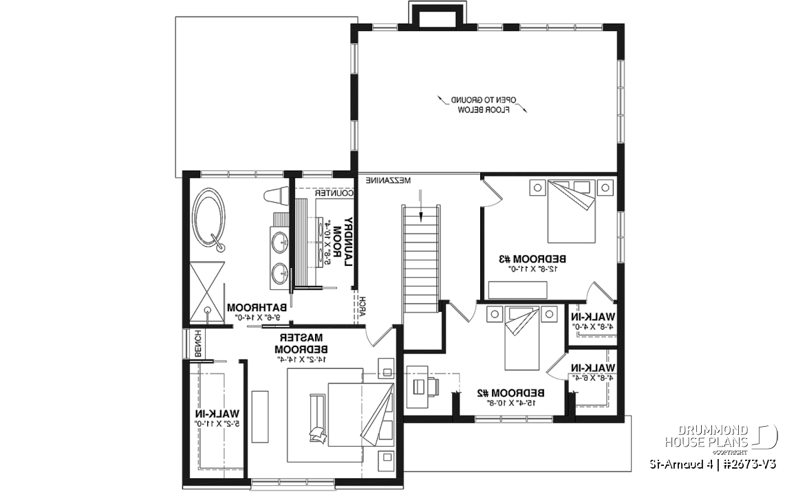 2nd level - Modern Scandinavian home, 3 bedrooms, garage, den, pantry, fireplace - St-Arnaud 4