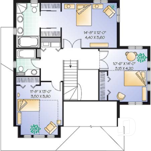 2nd level - Traditional two-story home with garage, fireplace, master suite, home office, beautiful layout. - Campbell