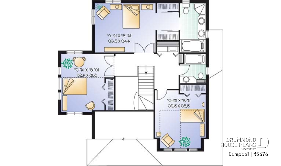 2nd level - Traditional two-story home with garage, fireplace, master suite, home office, beautiful layout. - Campbell