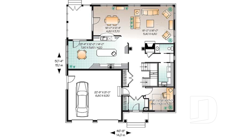 1st level -  - French castle