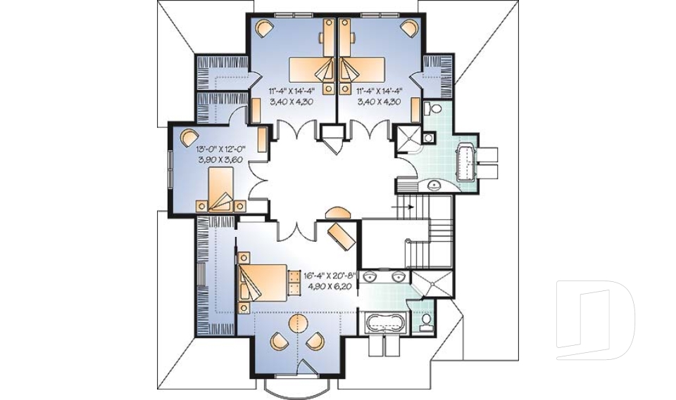 2nd level -  - French castle