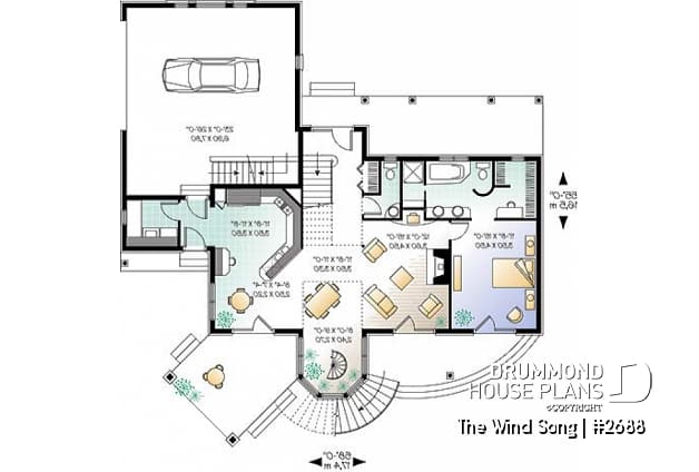 1st level - 3 to 4 bedrooms Traditional home, sunroom, 2-car garage, large bonus space, lots of natural light - The Wind Song