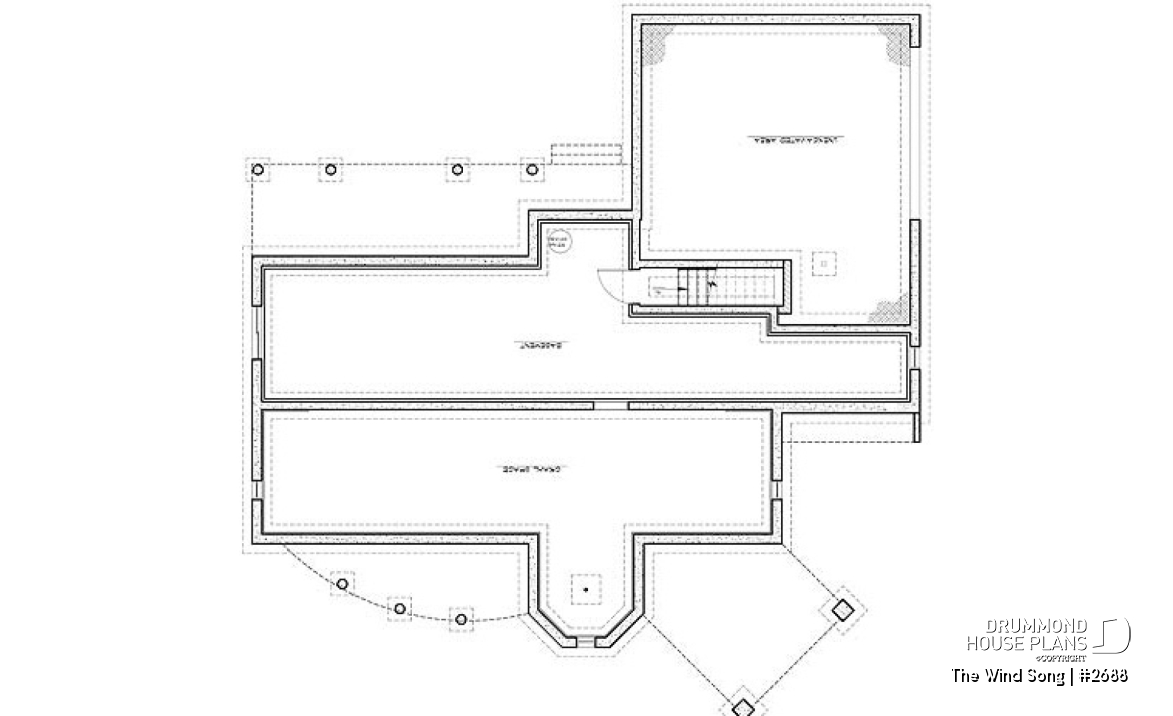 Basement - 3 to 4 bedrooms Traditional home, sunroom, 2-car garage, large bonus space, lots of natural light - The Wind Song