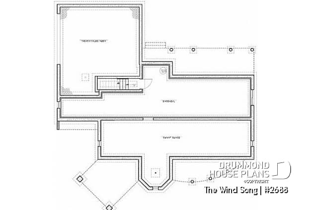 Basement - 3 to 4 bedrooms Traditional home, sunroom, 2-car garage, large bonus space, lots of natural light - The Wind Song