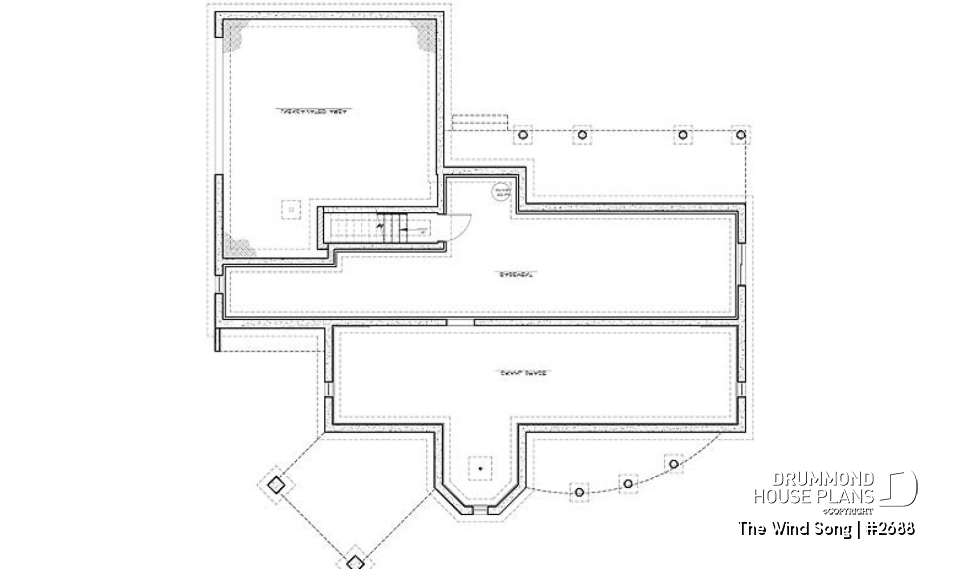 Basement - 3 to 4 bedrooms Traditional home, sunroom, 2-car garage, large bonus space, lots of natural light - The Wind Song