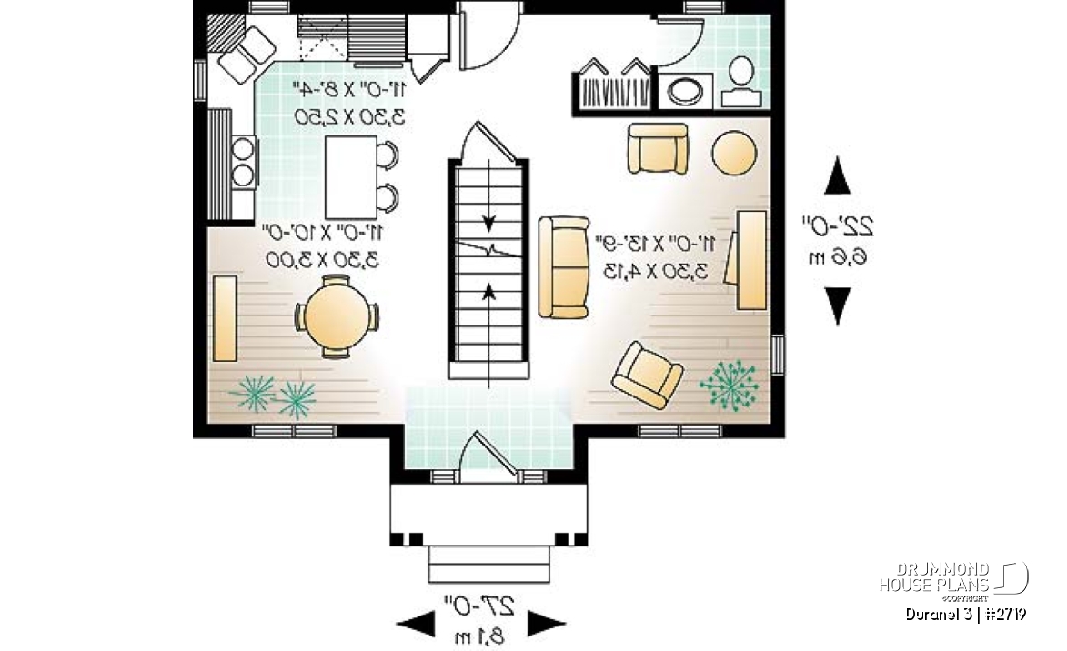 1st level - Two-story economical home. Two bedrooms with walk-in closets, upstairs laundry, kitchen with central island. - Duranel 3