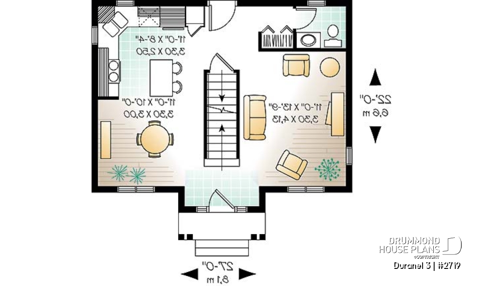 1st level - Two-story economical home. Two bedrooms with walk-in closets, upstairs laundry, kitchen with central island. - Duranel 3