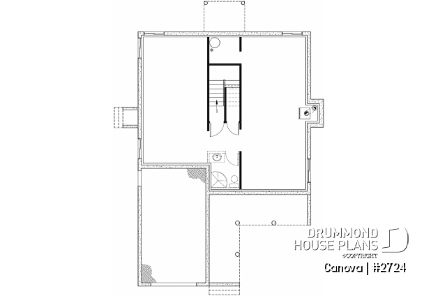 Basement - Narrow lot two-storey house with open floor plan, fireplace, kitchen nook, 3 bedroom, large family bathroom - Kelowna